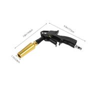 PEPLAYTAL Heavy Duty Compressor Blow Gun Air Duster Kit with Multiple Nozzles High Pressure Airflow Cleaning Tool for Automotive Detailing Industrial Equipment and Electronics Maintenance