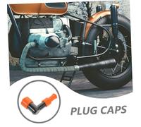 PEPLAYTAL High Pressure Plug Cap for Atv Quad Scooter Orange High Voltage Boot Cover Ignition Coil Accessory for Offroad and Sand