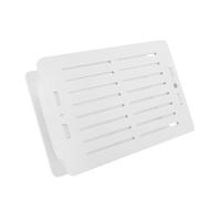 PEPLAYTAL Hotel Front Desk Card Holder Organizer with Slots Sturdy Plastic Desktop Business Card Stand for Office and Exhibition Tables