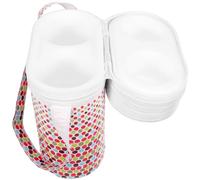 PEPLAYTAL Insulated Breastmilk Cooler Bag with Dual Compartments for Milk Storage and Temperature Locking Food-Grade Thermal Bottle Holder for Nursing Moms Go and Outdoor Use
