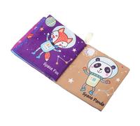 PEPLAYTAL Interactive First Cloth Book for Boy Girl Educational Enlightenment Tool Soft Sensory Learning for Newborns and Enhances Cognitive Development and Visual Stimulation