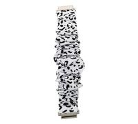 PEPLAYTAL Leopard Print Scrunchie Smartwatch Band for Watch Active Lightweight Comfortable Fit Unisex Design Durable and Stylish Replacement Accessory for All Occasions