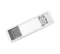 PEPLAYTAL Magnetic Label for Fridge and Washing Machine Double Sided Clean Dirty Dishwasher Sign Practical Magnet Sticker Easy to Flip and Install Silver Black White Design