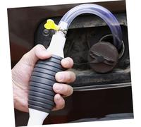 PEPLAYTAL Manual Fuel Transfer Pump with Gasoline Hose Lightweight Multi-purpose Hand Siphon for Water Oil Petrol Kerosene Extraction and Car Use