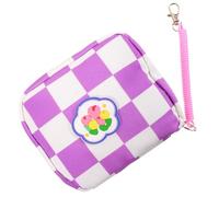 PEPLAYTAL Multi-Function Tampon Holder Portable Period Bag Compact Storage Box Daily Use Period Pouch Small Sanitary Holder Button Zipper Design
