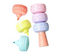 PEPLAYTAL Multicolored Fluorescent Highlighter Pen Small Fine Tip Marker for Students Study Precise Marking Bright Colors Portable Graffiti Stationery for Journaling Scrapbooking