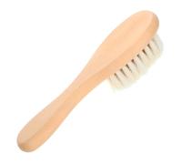 PEPLAYTAL Natural Soft Bristle Laundry Brush for Clothes Delicate Stain Scrubber Reusable Cleaning Brush for Knits Cotton and Linens Saving Stain Removal Tool
