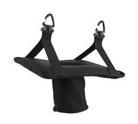 PEPLAYTAL Nylon Floating Drink Holder for Pool Parties Portable Gathering Cup Holder for Beach and Tropical Events Stylish and Wear Resistant Pool Raft Accessory in Black