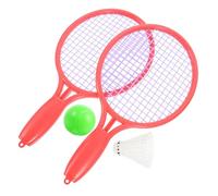 PEPLAYTAL Outdoor Tennis Racket Set Lightweight Portable Sports with Ball for Beach Family Fun Enhances Coordination and Reaction Skills