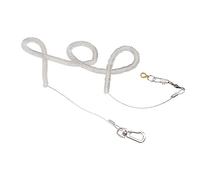 PEPLAYTAL Parrot Harness Flying Rope with Foot Ring for Pet Bird Training Durable Bite Material Suitable for Parrots Parakeets Lovebirds