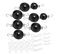 PEPLAYTAL Physics Pulley Block Kit with Single Double Pulleys for Classroom Science Experiments Teaching Tool for Student Mechanics and Force Learning
