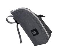 PEPLAYTAL Portable Bottle Warmer Bag for Car Insulated Breast Milk Storage Tote Convenient Zipper Design Travel Friendly Thermal Bag for Bottles Grey Upgrade Version