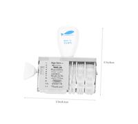 PEPLAYTAL Portable Date Stamp Roller Knob for DIY Scrapbooking and Journaling Smooth Surface Craft Stamp for Practical Date Journal for Students