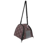 PEPLAYTAL Portable Hamster Pet Carrier Small Animal Carrier Bag Outdoor Travel Airline Approved Pu Fabric Hamster Nest Mini Air