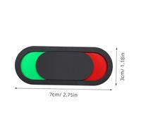 PEPLAYTAL Privacy Door Indicator Sliding Sign for Office and Meeting Rooms Bright Color Conference Occupied Vacant Status Display Scratch-resistant Privacy Slider Door Sign Black
