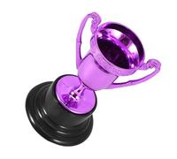 PEPLAYTAL Purple Plated Award Trophy for Kindergarten and Primary School Competitions Celebration Prize Cup for Boys and Plastic Party Decoration and Winners Reward
