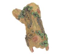 PEPLAYTAL Reptile Log Hideout Cave Spacious Hollow Design for Climbing and Hiding Made from Natural Easy to Clean Safe Habitat for Snake and Lizard
