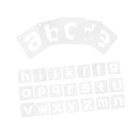 PEPLAYTAL Reusable Letter Stencils A-z Lowercase Alphabet Templates for Early Education Lightweight Pet Plastic with Hollow Design for Painting Crafts Wall Art Journaling and DIY Projects