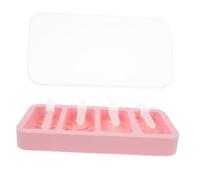 PEPLAYTAL Reusable Silicone Popsicles Maker with Lid and Sticks Cartoon Shape Ice Cream Mold for Homemade Summer Treats Cheese Bars Chocolate and Desserts