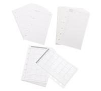 PEPLAYTAL Ring Planner Refills Daily Weekly Monthly Lined Refill Paper Portable Pocket Binder Inserts Fit for Organizer Journal Notebook