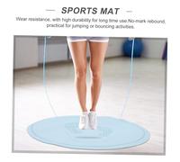 PEPLAYTAL Round Indoor Exercise Mat Shock-absorbing Non-slip Cushion for Home Gym Fitness Lightweight Gym Floor Protection for Jump Rope and Workout