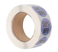 PEPLAYTAL Round Off Stickers Self-Adhesive Labels for Retail Store Supermarket Pricing and Inventory Management