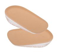 PEPLAYTAL Silicone Gel Heel Lift Insoles for and Women Soft Elastic Height Increasing Inserts with Invisible Boost Comfortable Shoe Inserts for Height and Fit