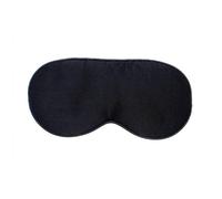 PEPLAYTAL Silk Sleeping Mask with Adjustable Strap for Total Darkness Soft Breathable Eyeshade for Travel and Nap Unisex Comfortable Sleep Blindfold Black