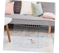 PEPLAYTAL Small Animal Playpen Panels for Hamsters and Dwarf Pets Iron Wire and Plastic Fence for Safe Enclosure Easy Assembly Pet Cage for Indoor Training and Rest