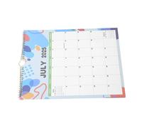 PEPLAYTAL Spiral Wall Calendar with Holidays Month Family Planning Calendar July to December Large Monthly Planner with Extra Writing Space for Home Office and Event Tracking