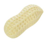 PEPLAYTAL Squeaky Peanut Shaped Dog Chew Toy for Medium Dogs Durable Tpr Material Interactive Puppy Teething Toy for Teeth Cleaning and Boredom Relief