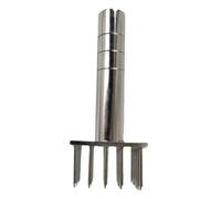 PEPLAYTAL Stainless Steel Meat Tenderizer Needle Ergonomic Lightweight Meat Pounding Tool for Steak and Beef Kitchen Tenderiser