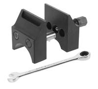 PEPLAYTAL Suspension Strut Spreader Tool Double Ended Hub and Steering Expander with Wrench Heavy Duty Steel Construction for Car Suspension and Steering Maintenance