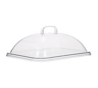 PEPLAYTAL Transparent Acrylic Food Cover Square Safe Eco Friendly Cake Dome Lid for Household Dining Table Keeps Food Fresh and Protected from Insects Easy to Use and Clean