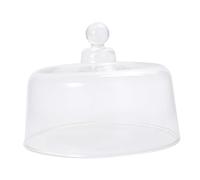 PEPLAYTAL Transparent Glass Cake Dome Dust Cover Diameter High Display Cloche for Cakes Pastries Micro Landscape and Fruit Easy Clean Modern Glass Shield for Home and Parties