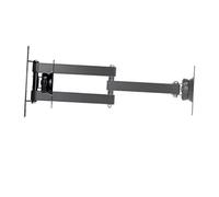 PEPLAYTAL Tv Wall Mount Bracket for LCD LED Monitors Fixed Flat Panel Frame with Tilt High Grade Support Up to Pattern for Home and Commercial Use Black