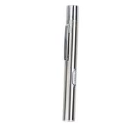 PEPLAYTAL USB Rechargeable Medical Metal Penlight LED Flashlight with Pocket Clip Portable Compact Diagnostic Light for Nurses Doctors Smooth Body Bright White and Yellow Light
