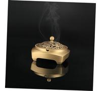 PEPLAYTAL Vintage Ashtray with Retro Elegant Design Thick Concave Surface Smokeless Indoor Ash Container for Home Office Bedroom and Lounge Practical Household Ornament and