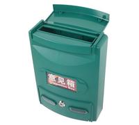 PEPLAYTAL Wall-mount Suggestion Box with Lock Small for Outdoor Use Secure Lockable Ballot and Donation Box Space-saving Home Supply