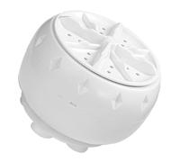 PEPLAYTAL Washing Machine Portable Washing Machine Small Dishwasher Turbine Washer USB Powered Plastic White