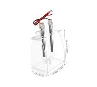 PEPLAYTAL Water Electrolysis Apparatus Educational Kit Chemical Physics Teaching Instrument for School Lab Student Science Experiments Demonstrating Electrolysis Process