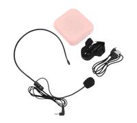 PEPLAYTAL Wireless Portable Voice Amplifier Teacher Microphone Speaker for Classroom Outdoor Conferences with Stable Performance Easy Operation Rose Gold