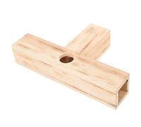 PEPLAYTAL Wooden Pet Tunnel Hideout for Hamsters and Guinea Pigs Bite Resistant Shaped Small Animal Smooth Safe Surface and Easy to Clean Fun Physical Activity Shelter