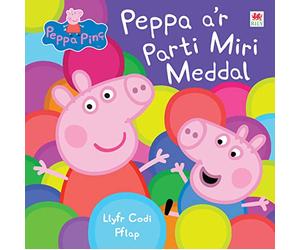 Peppa a'r Parti Miri Meddal | Peppa Pinc | Llyfr Cymraeg | Welsh board book | 'Peppa Pig: Peppa Loves Soft Play' is the English title | enjoy reading Peppa in Welsh! |for young children 18 months plus