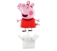 Peppa Giant Pig Foil Helium Balloon - Inflated Balloon in a Box