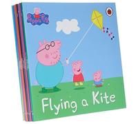 Peppa Pig 10 Books Children Collection Set(Peppa Goes Around the World, The Little Boat, The Castle, Peppa in Space, George's Tractor, Dressing Up,The Picnic, Dens,The Very Hot Day & Flying a Kite)