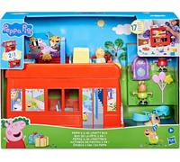 Peppa Pig 2-in-1 Party Bus Playset F8881 Figures & Accessories 17 Piece