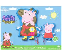 Peppa Pig (2 Sided) SuperShape Foil Balloons