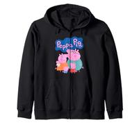 Peppa Pig 20th Anniversary Whole Family Portrait Zip Hoodie