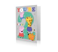 Peppa Pig Age 2 Birthday Card